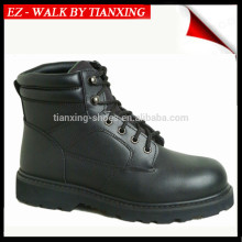 Sided Elastic Safety shoes with genuine leather and steel toe